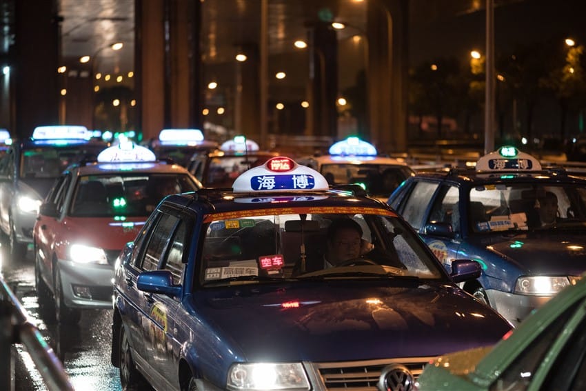 Even Though There are Thousands of Taxis in China, it may Still be Difficult Finding one.